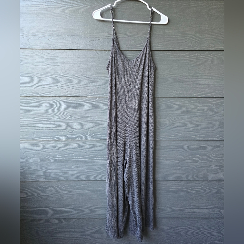 Grey Gilly Hicks by Hollister Ribbed Jumpsuit